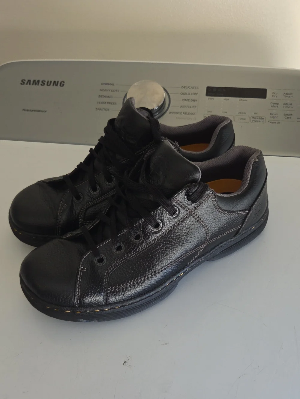 Doc Dr Martens Adirondack Black Leather Casual Oxford Sneakers Shoes Mens Sz 11